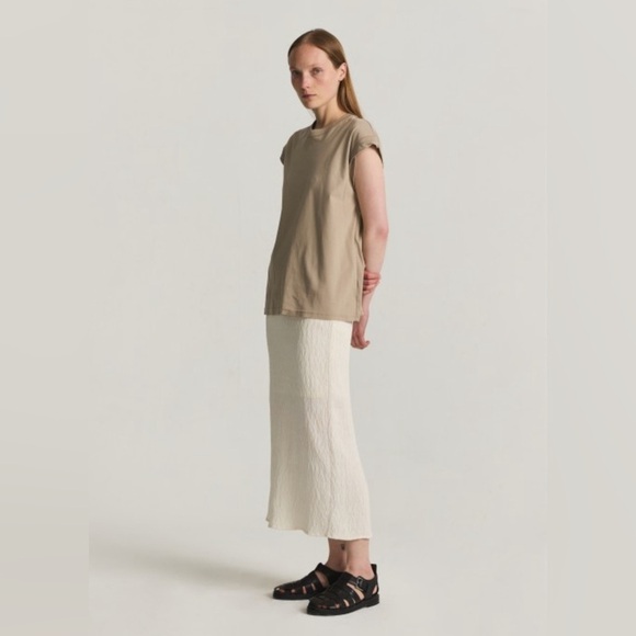 MOD REF with woven skirt in cream-Size: Small - Picture 2 of 8